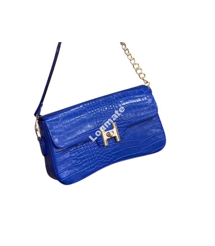 1 Bleu Sac a main Hermes Bleu