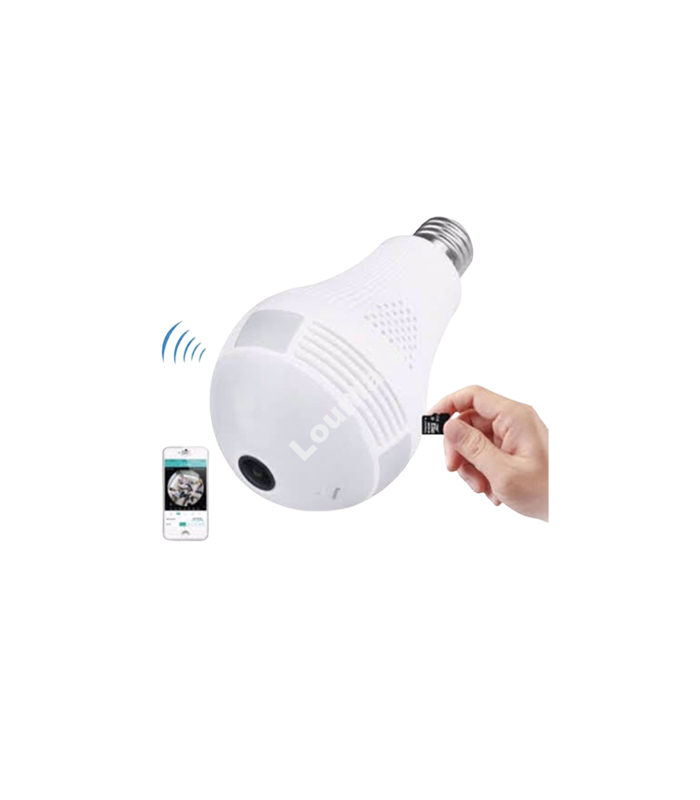 Caméra de surveillance GENERIQUE Ampoule caméra ip wifi hd 1080p