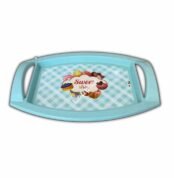 Plateau de service décoré