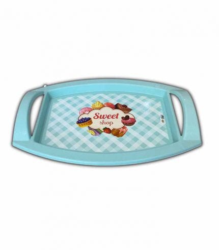 Plateau de service décoré