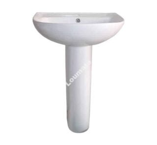 Lavabo sur pied colonne 50cm model B191