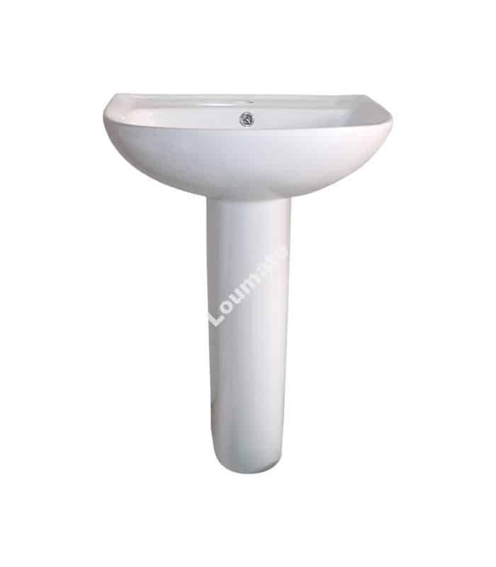 Sans titre-1 Lavabo sur pied colonne 50cm model B191