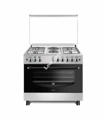 Cuisiniere ASTECH 6 Feux 90X60 4 Feux a Gaz 2 Feux Electrique