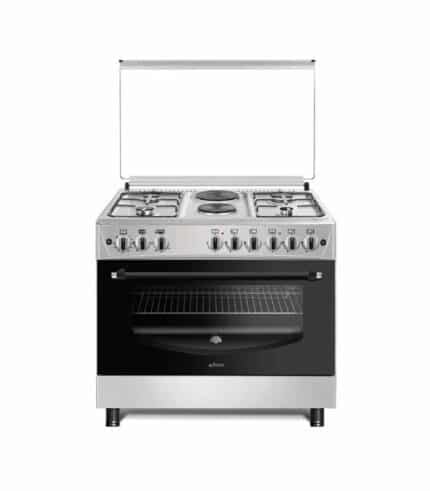 Cuisiniere ASTECH 6 Feux 90X60 4 Feux a Gaz 2 Feux Electrique